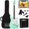 Best Choice Products 39in Full Size Beginner Electric Guitar Kit with Case, Strap, Amp, Whammy Bar